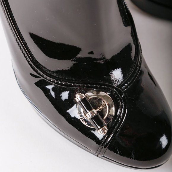 Dior Patent Leather Stiletto Bootie - Picture 7 of 9